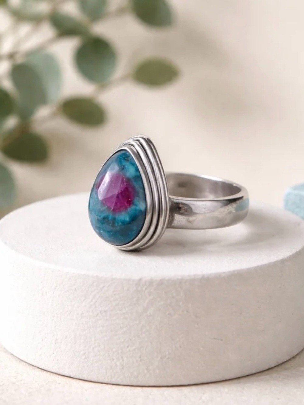 Ruby In Kyanite Ring - Picture 6 of 12